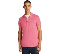 Tommy Jeans Polo de Manga Corta Hombre Slim Fit, Rosa (Preppy Pink), L