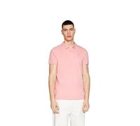 Tommy Jeans Polo de manga corta Hombre Slim Fit, Rosa (Rosa), XXL