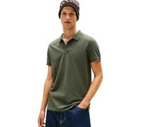 Tommy Jeans Polo de Manga Corta Hombre Slim Placket Slim Fit, Verde (Pewter Green), XXL