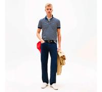 Tommy Jeans TJM Slim Placket Polo Ext Dm0dm20676 Polo, Blue (Dark Night Navy/Ecru), XL para Hombre