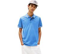 Tommy Jeans Polo Hombre Tipped Regular Fit, Azul (Blue Twilight), M