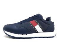 Tommy Jeans Retro Leather Tjm Ess, Zapatillas de Deporte Hombre, Azul Azul Marino Crepúsculo, 41 EU