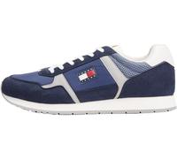 Tommy Jeans Runner Sneaker Hombre Casual Low Top, Azul (Dark Night Navy), 41