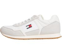 Tommy Jeans Runner Sneaker Hombre Casual Low Top, Blanco (Ecru), 43