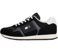 Tommy Jeans Runner Sneaker Hombre Casual Low Top, Negro (Black), 43