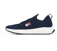 Tommy Jeans Runner Sneaker Hombre Knitted Low Top, Azul (Dark Night Navy), 44