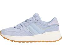 Tommy Jeans Runner Sneaker Mujer Cleated de Ante, Azul (Blue Chime), 39