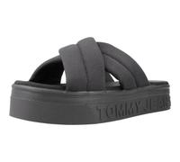 Tommy Jeans Sandalias de Verano para Mujer, Negro (Black), 38
