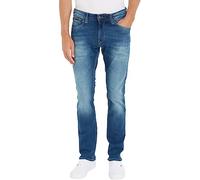 Tommy Jeans Scanton Slim Wmbs Dm0dm09549 Pantalones de Mezclilla, Azul (Wilson Mid Blue Stretch), 27W / 32L Hombre