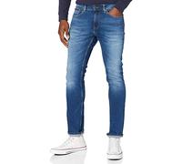 Tommy Jeans Scanton Slim Wmbs Dm0dm09549 Pantalones de Mezclilla, Azul (Wilson Mid Blue Stretch), 30W / 32L Hombre
