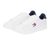 Tommy Jeans Sneaker con Suela Cupsole Hombre Archive '98 de Piel, Multicolor (RWB), 40