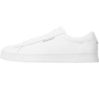 Tommy Jeans Sneaker con suela cupsole Hombre Leather Low Cupsole Calzado, Blanco (Ecru), 40