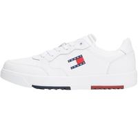Tommy Jeans Sneaker con suela cupsole Hombre Retro Essential Calzado, Blanco (White), 43