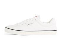 Tommy Jeans Sneaker con Suela Vulcanizada Hombre Bumper Low Top, Blanco (Ecru), 45