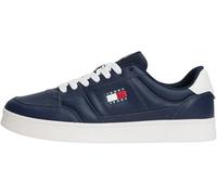 Tommy Jeans Sneaker Cupsole Hombre The Greenwich New de Piel, Azul (Dark Night Navy), 42