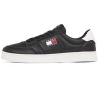 Tommy Jeans Sneaker Cupsole Hombre The Greenwich New de Piel, Negro (Black), 40
