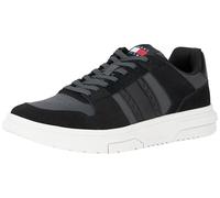 Tommy Jeans Sneaker Hombre Brooklyn de Ante, Negro (Black), 44 EU