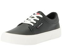 Tommy Jeans Sneaker vulcanizadas Hombre Skater Derby calzado, Negro (Black), 44