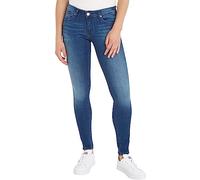 Tommy Jeans Sophie LR SKNY NNMBS DW0DW09214 Pantalones de Mezclilla, Azul (New Niceville Mid Blue Stretch), 28W / 28L para Mujer