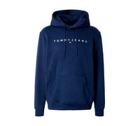 Tommy Jeans Sudadera Hombre Linear Logo con Capucha, Azul (Dark Night Navy), XS