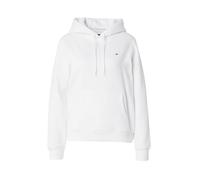 Tommy Jeans Sudadera Mujer Flag Regular Fit, Blanco (White), XXS
