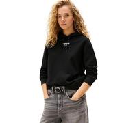 Tommy Jeans Sudadera con Capucha TJW REG ESS Logo 2 EXT DW0DW20943 para Mujer, Color Negro (Negro), Talla L, Negro (Negro), L