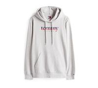 Tommy Jeans Sudadera 'DNA' marino / gris moteado / rojo / blanco L marino / gris moteado / rojo / blanco