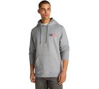 Tommy Jeans Sudadera Hombre Entry Graphic con Capucha, Gris (Grey Htr), XL