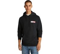 Tommy Jeans Sudadera Hombre Entry Graphic con Capucha, Negro (Black), XL