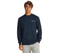 Tommy Jeans Sudadera Hombre Entry Graphic con Cuello Redondo, Azul (Dark Night Navy), XL