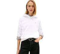 Tommy Jeans Tjw Reg S Flag Hoodie Dw0Dw19958 Sudadera con Capucha, White (White), XXS para Mujer
