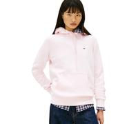 Tommy Jeans Sudadera Mujer Flag Regular Fit, Rosa (Light Pink), L