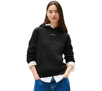 Tommy Jeans Sudadera Mujer Linear con Capucha, Negro (Black), XS
