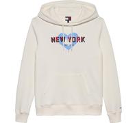 Tommy Jeans Sudadera Mujer TJ X NYC con Capucha, Beige (Ancient White), S