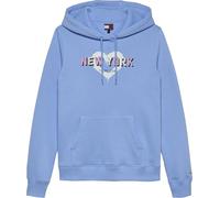 Tommy Jeans Sudadera Mujer TJ X NYC con Capucha, Multicolor (Sugarplum Blue), M