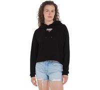Tommy Jeans Sudadera Mujer Tjw Rlx Essential Logo Hoodie con capucha, Schwarz (Negro), M