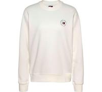 Tommy Jeans Sudadera para Mujer, Blanco (Ecru), XS
