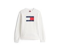 Tommy Jeans Sudadera 'Tommy Flag' navy / rojo / blanco L navy / rojo / blanco