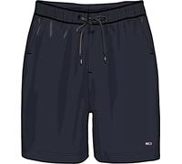 Tommy Jeans Sweatshorts Hombre Flag Beach con Cintura Ajustable, Azul (Dark Night Navy), XXL