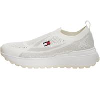 Tommy Jeans Tj Knit Runner EN0EN03056 - Tenis Bajos para Mujer, Color Blanco, Talla 6