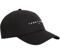 Tommy Jeans TJM AM0AM14198 - Gorra con Logotipo Lineal para Hombre, Color Negro, Talla única