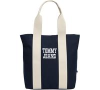 Tommy Jeans TJM Bold Varsity Tote Am0am14221, Bolsa de Mano para Hombre, Blue (Dark Night Navy), One Size