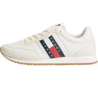 Tommy Jeans TJM Classic Runner Em0Em01709 - Tenis Bajos para Hombre, Color Blanco (Marfil), Talla 10 de Reino Unido
