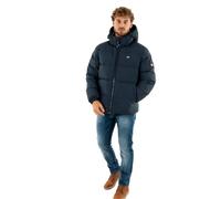 Tommy Jeans Chaqueta de invierno 'Essential' marino / rojo / blanco, Talla S