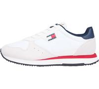 Tommy Jeans TJM Eva Runner Em0em01649Low Top de Piel para Hombre, Azul RWB, 42 EU