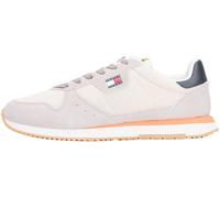 Tommy Jeans TJM Eva Runner Leather Em0em01690, Parte Superior Baja Hombre, Beige (Stone), 45 EU