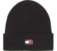 Tommy Jeans TJM Heritage Beanie Am0Am12931 Gorro, Black (Black), OS para Hombre