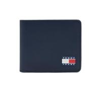 Tommy Jeans TJM Heritage Leather CC Wallet Am0Am13371, Cartera Delgada para Hombre, Blue (Dark Night Navy), OS