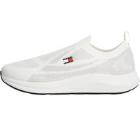 Tommy Jeans TJM Knit Runner EM0EM01764 Low Top para Hombre, Color Blanco (Crudo), 10 UK