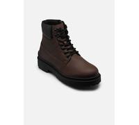 Tommy Jeans TJM LACE UP BOOT LEA 46 Marrón